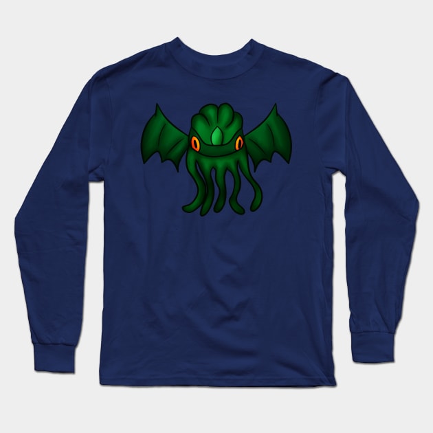 Cthulhu Long Sleeve T-Shirt by Blackmoonrose13